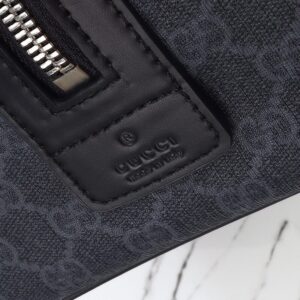 Replica Gucci GG Duffle Bag Black - premium 1:1 fake handbag model