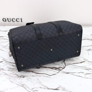 Replica Gucci GG Duffle Bag Black - high-quality designer bag clone