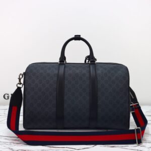 Replica Gucci GG Duffle Bag Black - high-end fake designer purse