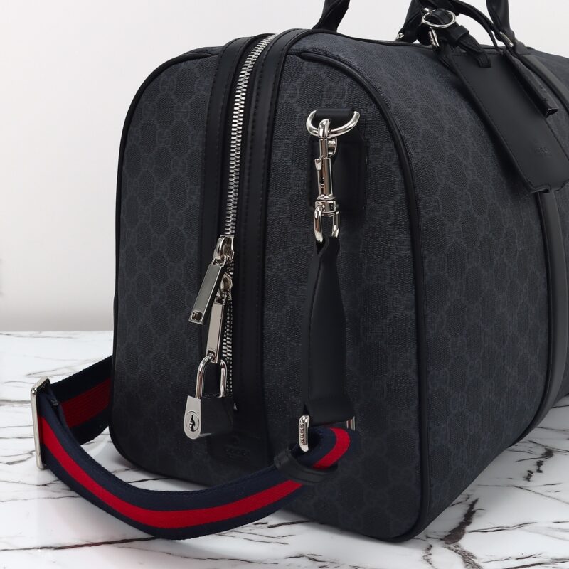 Replica Gucci GG Duffle Bag Black - elite superclone designer purse