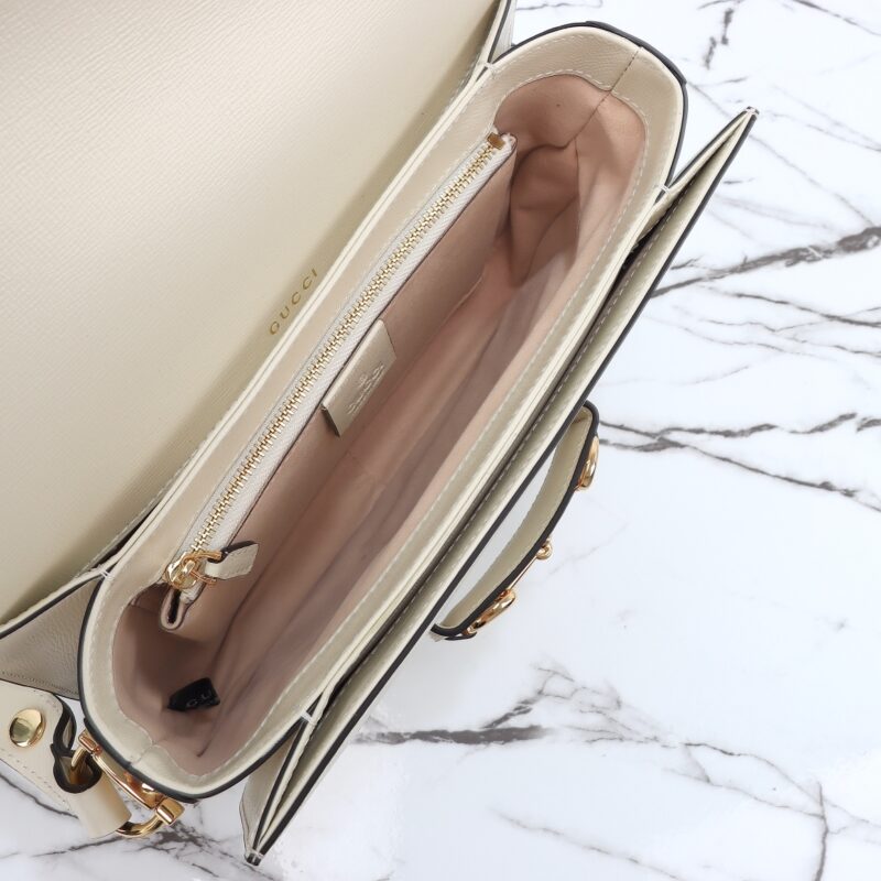 Replica Gucci G 1955 Horsebit White - near-authentic luxury replica handbag