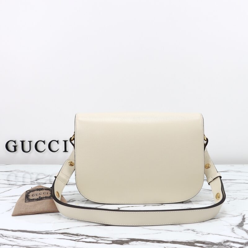 Replica Gucci G 1955 Horsebit White - realistic designer-inspired fake bag