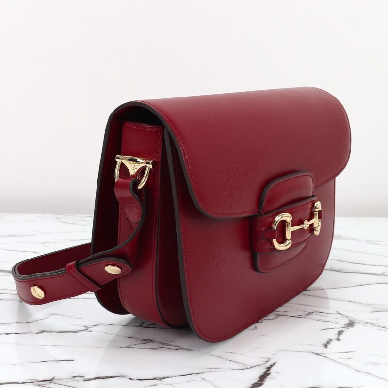 Replica Gucci G 1955 Horsebit Red - premium 1:1 fake handbag model