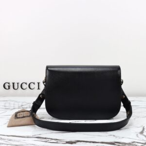 Replica Gucci G 1955 Horsebit Black - realistic designer-inspired fake bag