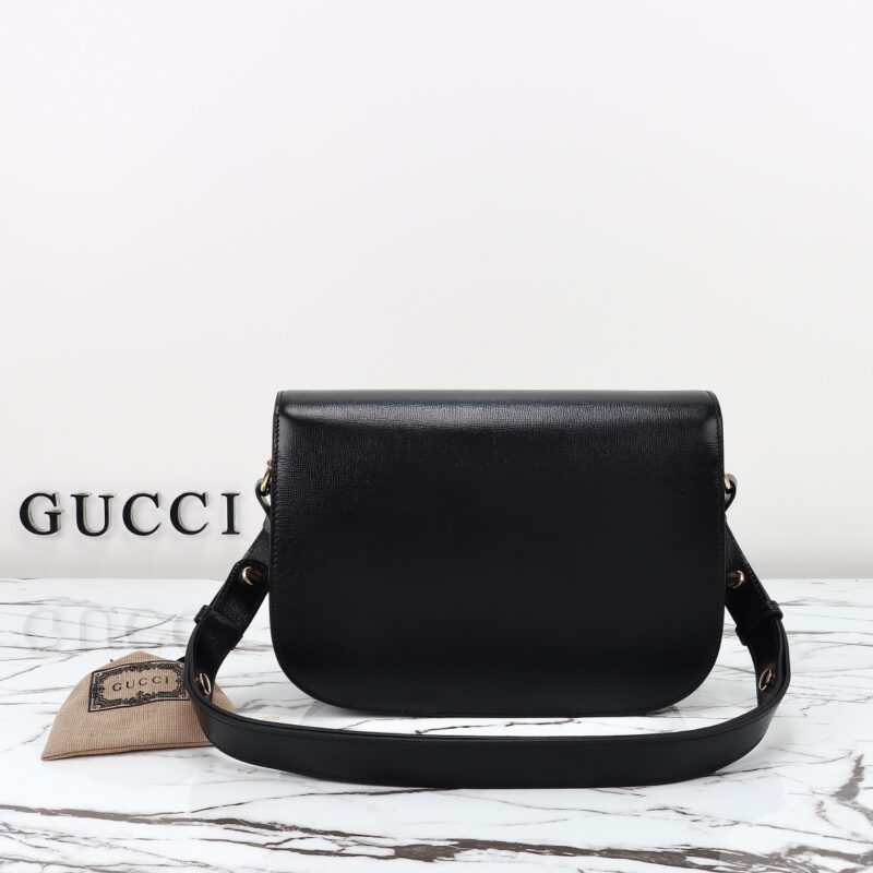 Replica Gucci G 1955 Horsebit Black - realistic designer-inspired fake bag