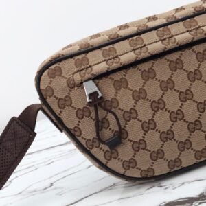 Replica Gucci Small GG Belt Bag Beige - high-quality designer bag clone