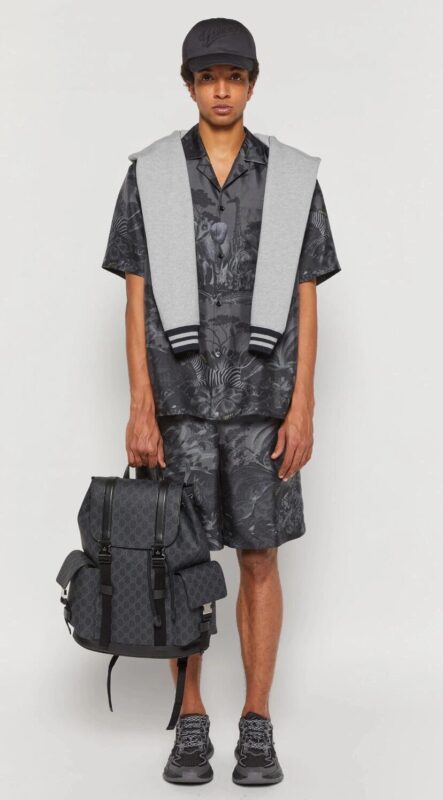 Replica Gucci GG Supreme Backpack Black - premium-grade designer purse dupe