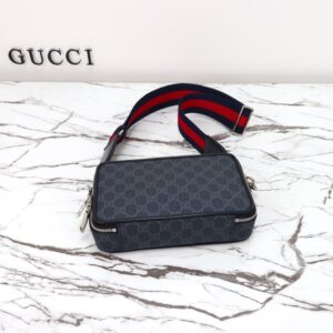 Replica Gucci GG Shoulder Bag Black - top-tier luxury replica shoulder bag