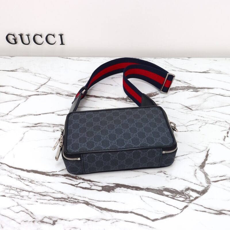 Replica Gucci GG Shoulder Bag Black - top-tier luxury replica shoulder bag