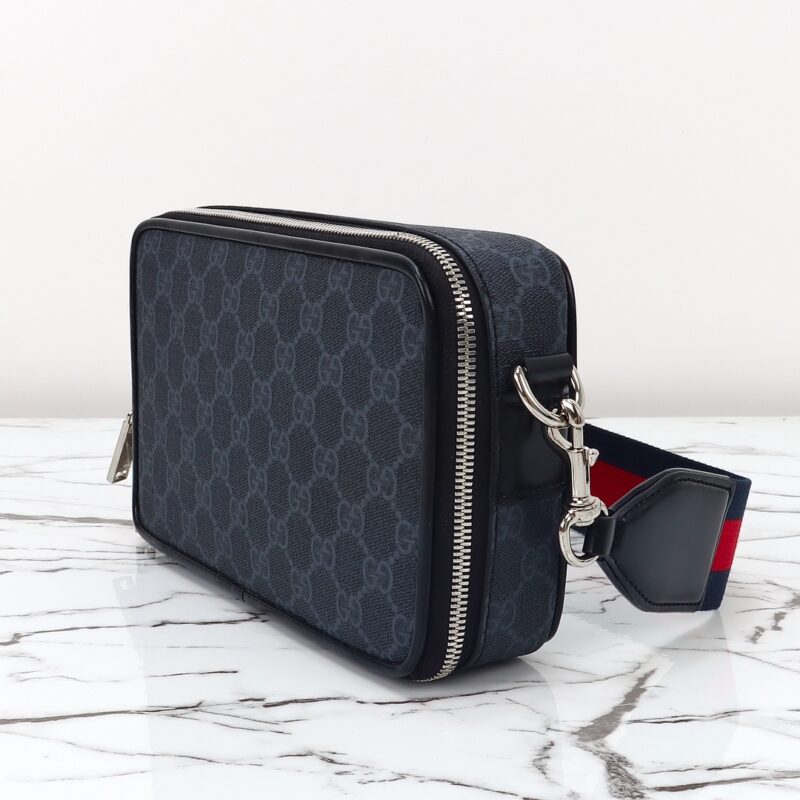 Replica Gucci GG Shoulder Bag Black - elite superclone designer purse