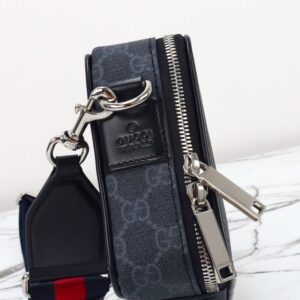 Replica Gucci GG Shoulder Bag Black - near-authentic luxury replica handbag