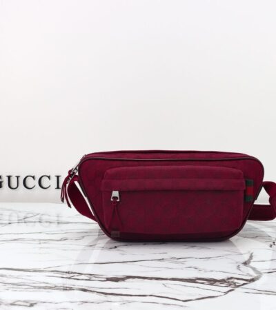 Replica Gucci Small GG Belt Bag Red - top-rated replica designer bag
