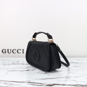 Replica Gucci Blondie Top Handle Black - best quality luxury bag dupe