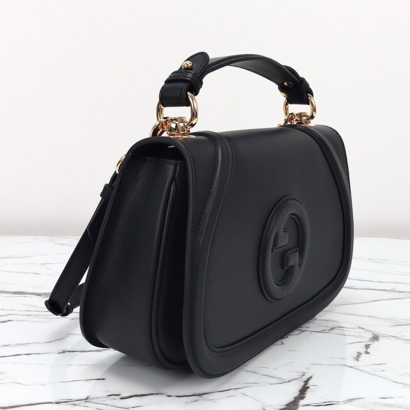 Replica Gucci Blondie Top Handle Black - best quality luxury bag dupe