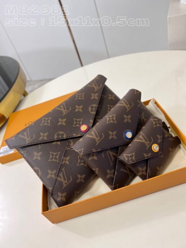 Replica Louis Vuitton Kirigami Pochette Pouch Brown - best-selling designer handbag dupe