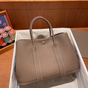 Replica Hermes Garden Party 30cm Etoupe - high-accuracy replica luxury purse