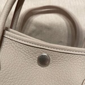 Replica Hermes Garden Party 30cm Negonda Beton - premium-grade designer purse dupe