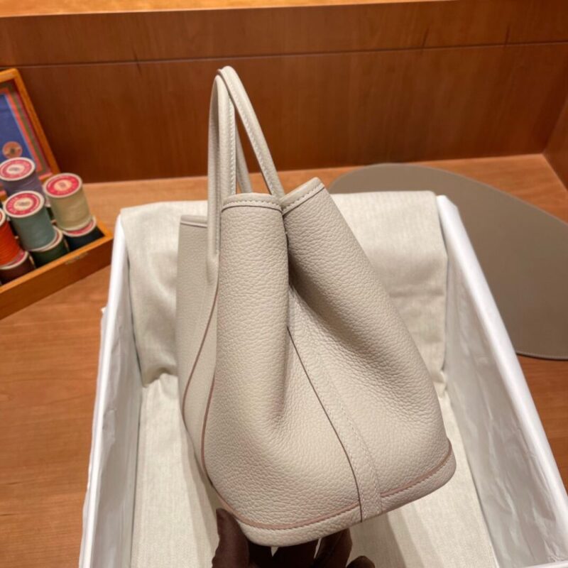 Replica Hermes Garden Party 30cm Negonda Beton - high-quality designer bag clone