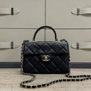 Replica CHANEL 23k Kelly Handle 21cm - best quality luxury bag dupe