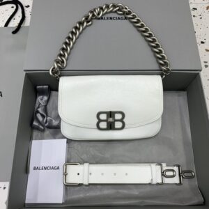 Replica Balenciaga Small BB White - premium-grade designer purse dupe