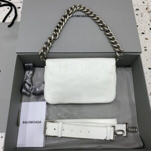 Replica Balenciaga Small BB White - best-selling designer handbag dupe