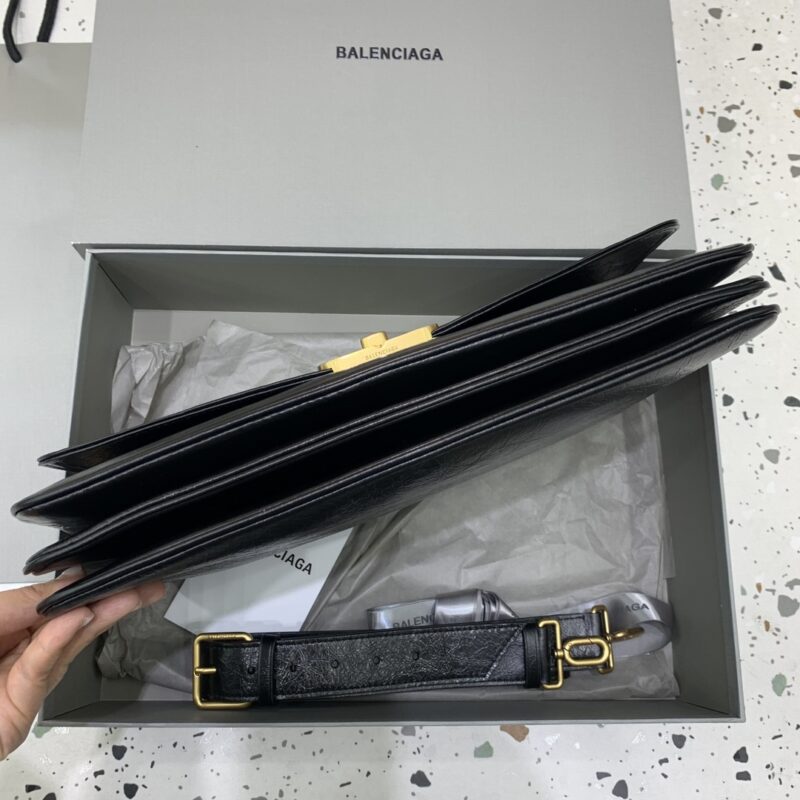 Replica Balenciaga Large BB Black - 1:1 designer replica handbag