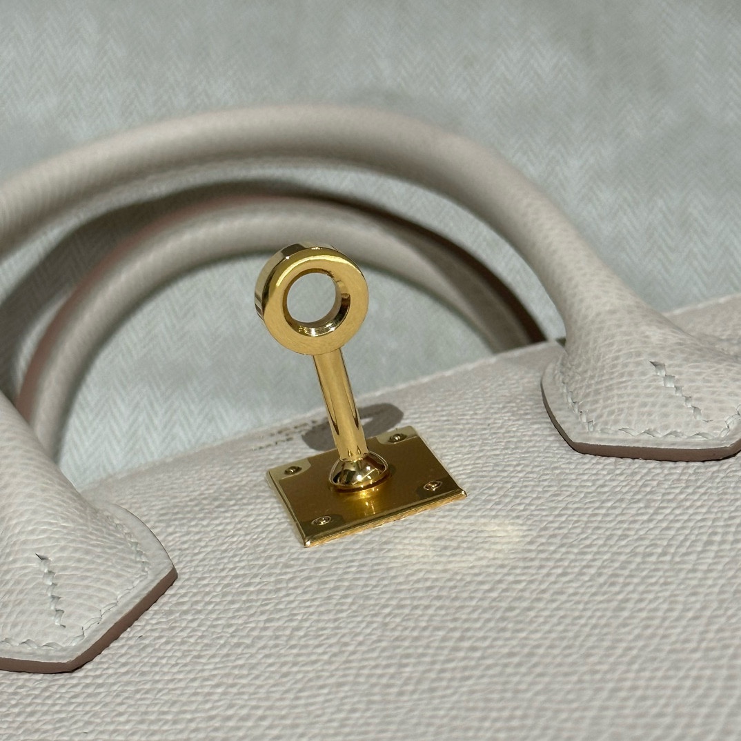 Replica Hermes Birkin Craie Epsom - authentic-look luxury purse replica