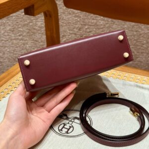 Replica Hermes Kelly Rouge Box - premium 1:1 fake handbag model
