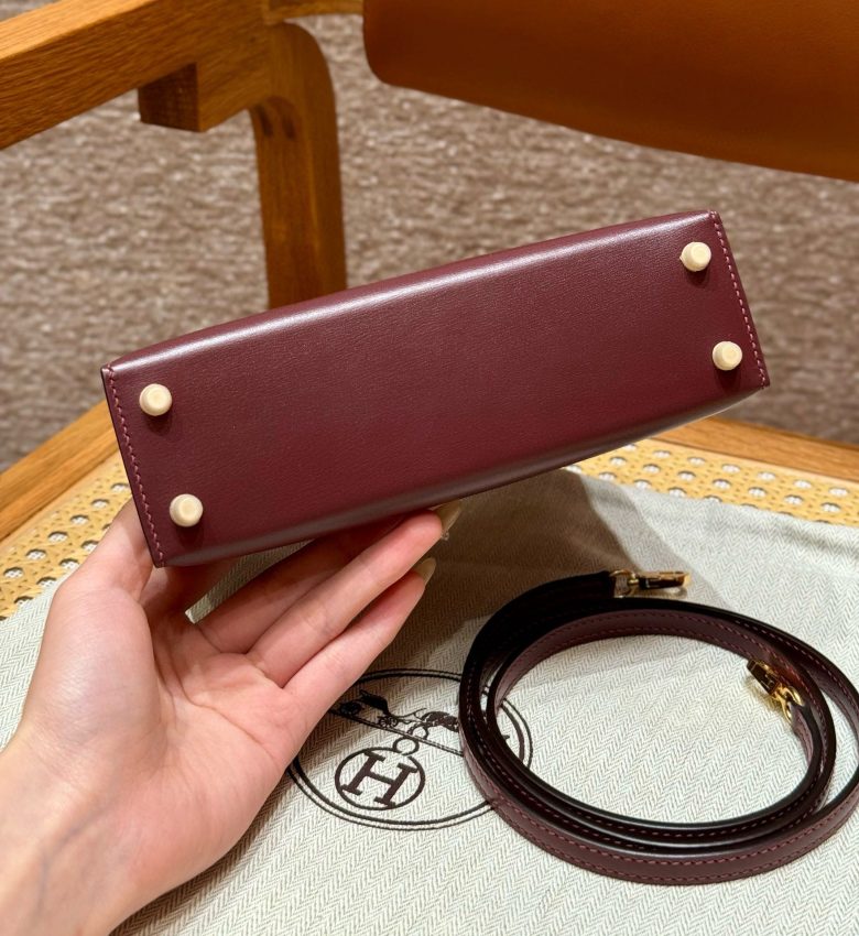 Replica Hermes Kelly Rouge Box - premium 1:1 fake handbag model