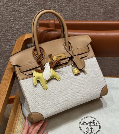 Replica Hermes Birkin Chai Brown - 1:1 designer replica handbag