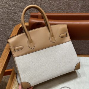 Replica Hermes Birkin Chai Brown - authentic-look luxury purse replica
