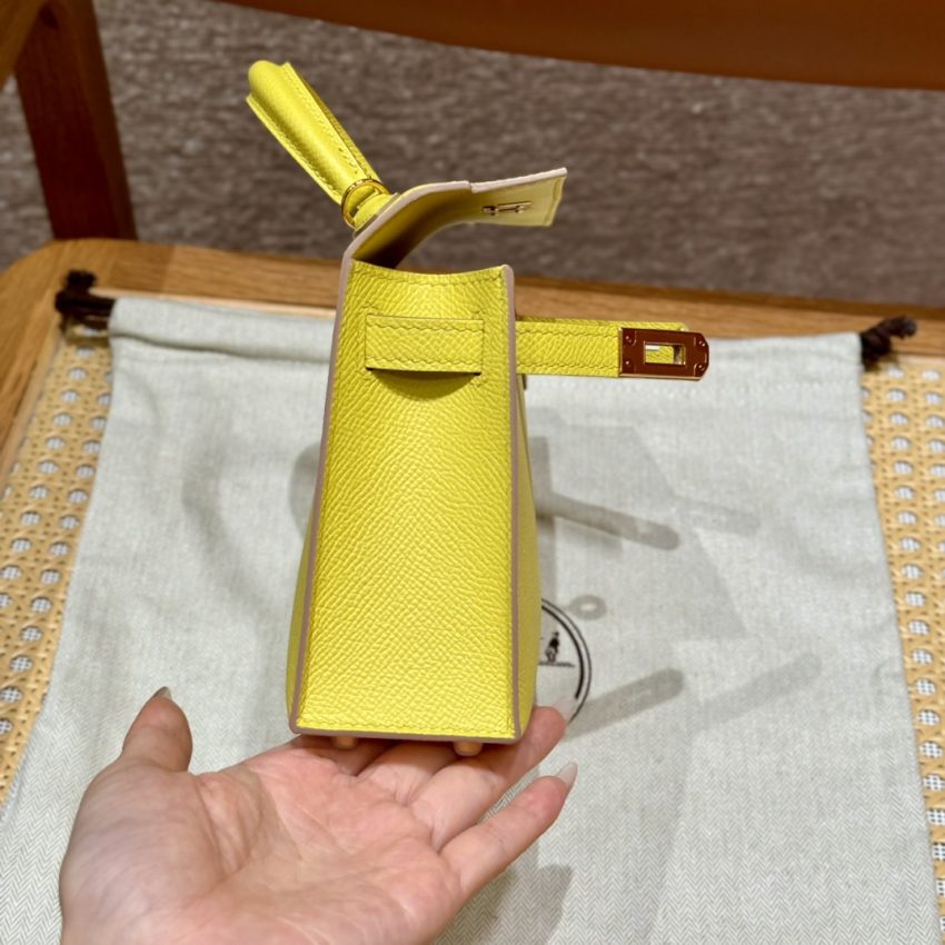 Replica Hermes Kelly Lime - near-authentic luxury replica handbag