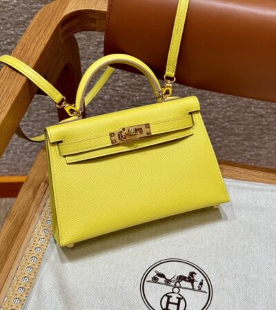 Replica Hermes Kelly Lime - 1:1 designer replica handbag