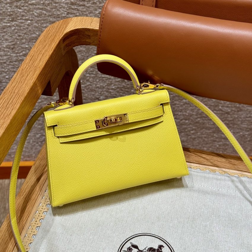 Replica Hermes Kelly Lime - near-authentic luxury replica handbag