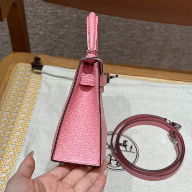 Replica Hermes Kelly Rose Confetti - top-tier luxury replica shoulder bag