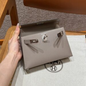 Replica Hermes Kelly Gris Asphalte - high-end fake designer purse