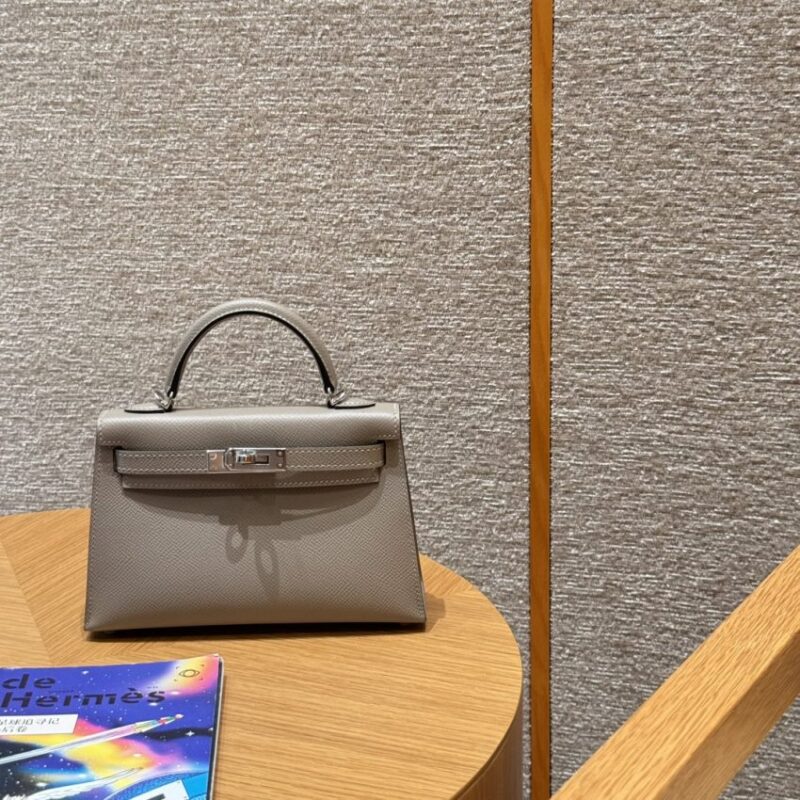 Replica Hermes Kelly Gris Asphalte - high-quality designer bag clone