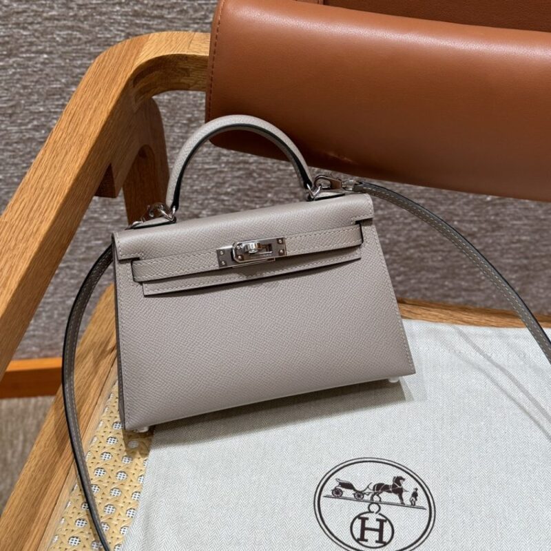 Replica Hermes Kelly Gris Asphalte - top-rated replica designer bag
