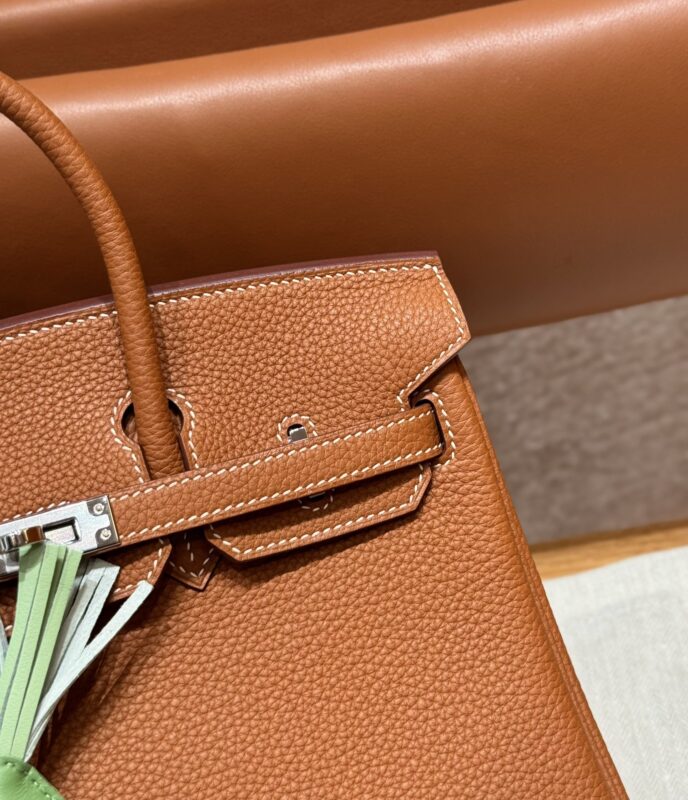 Replica Hermes Birkin Brown Gold Togo - top-tier luxury replica shoulder bag