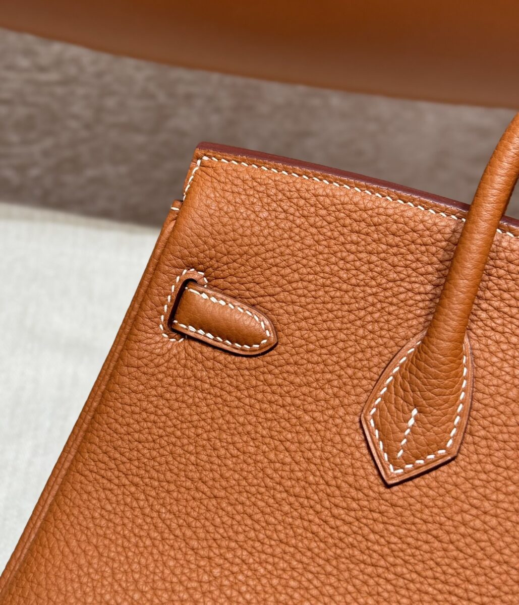 Replica Hermes Birkin Brown Gold Togo - authentic-look luxury purse replica