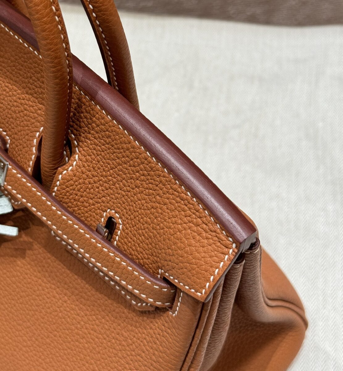 Replica Hermes Birkin Brown Gold Togo - premium 1:1 fake handbag model