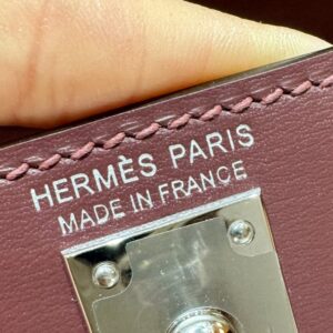 Replica Hermes Kelly Rouge Box Silver - top-rated replica designer bag