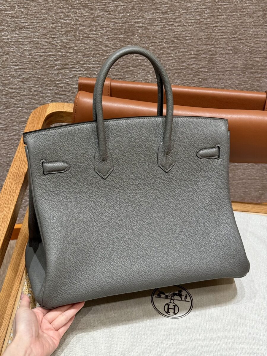 Replica Hermes Birkin Epsom Gris Mryer Togo - near-authentic luxury replica handbag