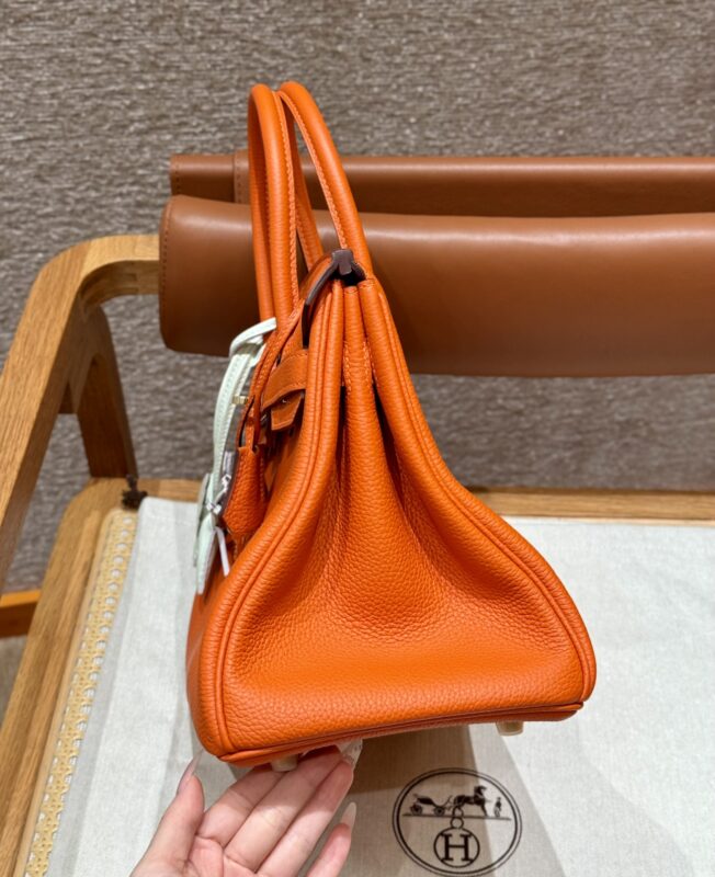 Replica Hermes Birkin Orange Togo Gold - best quality luxury bag dupe