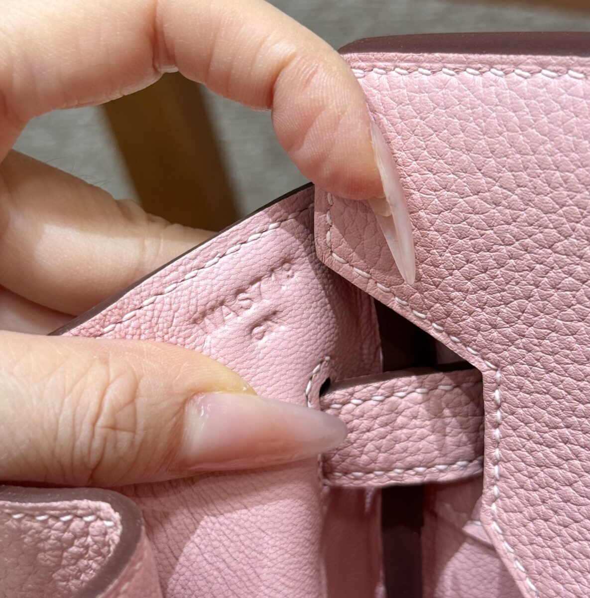 Replica Hermes Birkin Rose Sakura Togo - best-selling designer handbag dupe