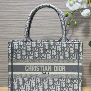 Replica Dior Tote Book CD Grey - high-accuracy replica luxury purse