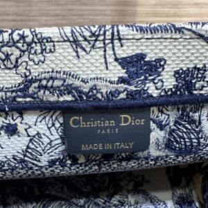 Replica Dior Tote Book Blue Tiger - top-rated replica designer bag