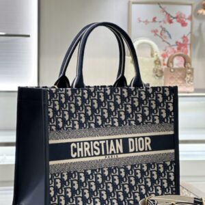 Replica Dior Tote Book CD Canvas&Leather - top-tier luxury replica shoulder bag