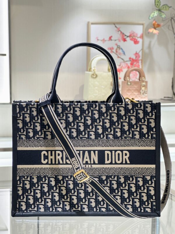 Replica Dior Tote Book CD Canvas&Leather - 1:1 designer replica handbag