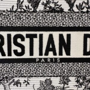 Replica Dior Tote Book Black&White Sun - 1:1 designer replica handbag